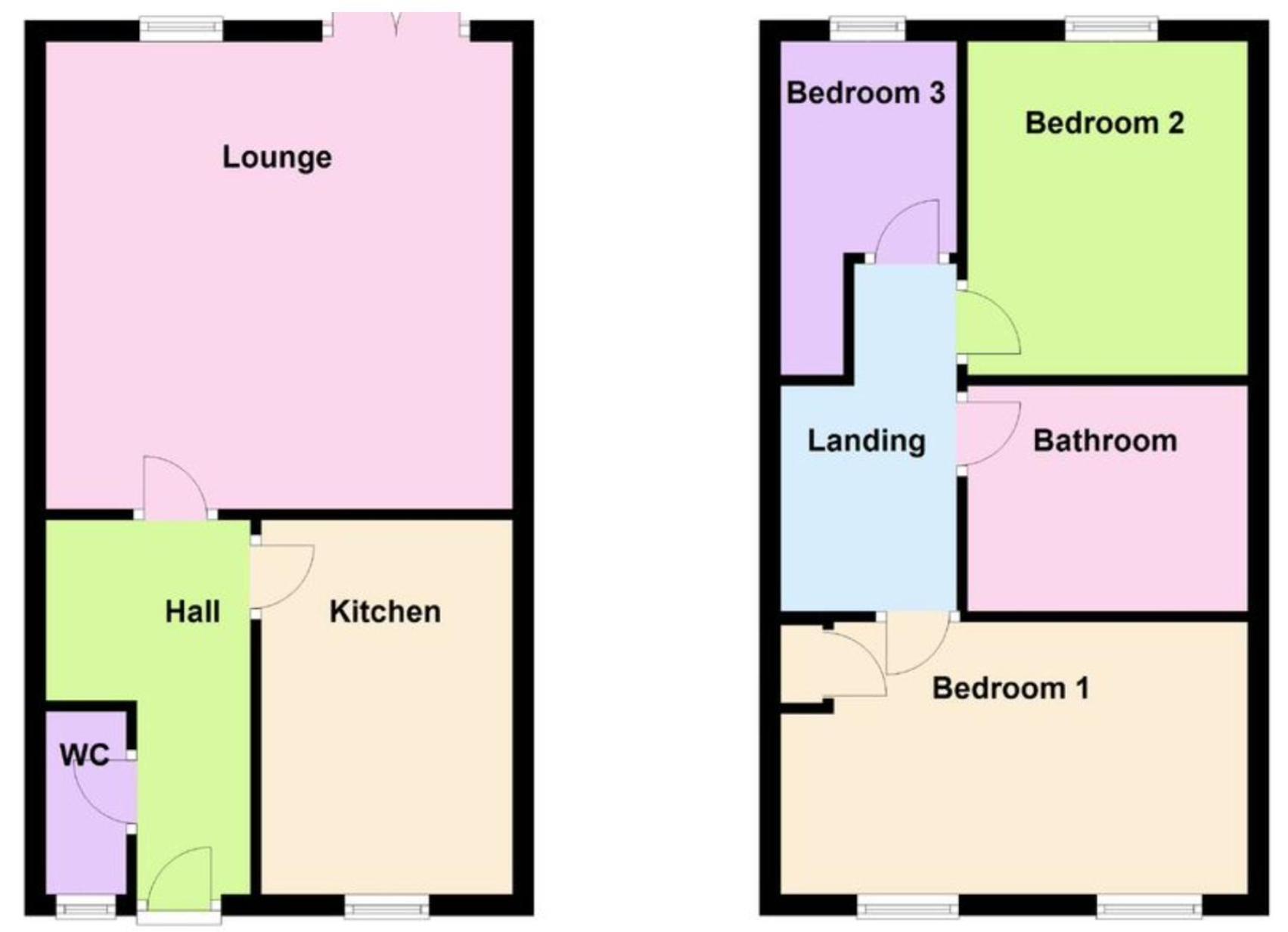 Free Private Parking! Oakley House And Garden! Fully Equipped 4 Comfy Beds Villa Корби Екстериор снимка
